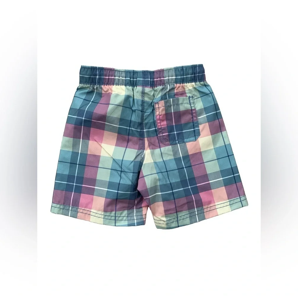 Old Navy NWT Size 4T Plaid Swim Trunks